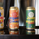 A lineup of crowlers from Station 26 Brewing